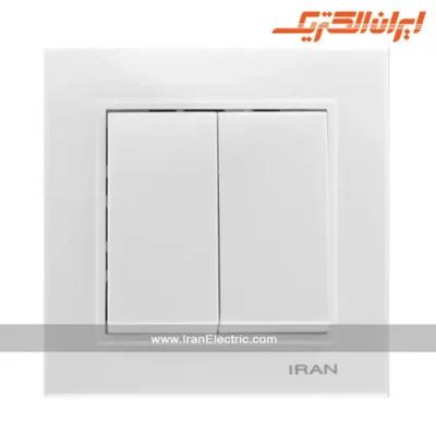 کلید دوپل برلیان ایران الکتریک