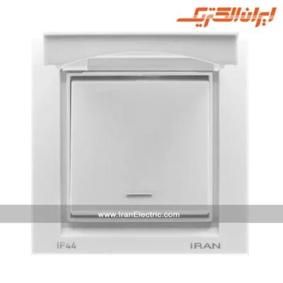 کلید یک پل دربدار IP44 برلیان ایران الکتریک