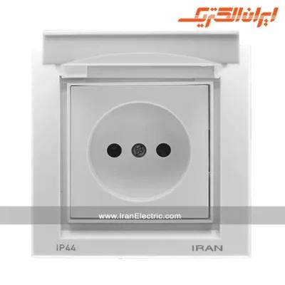 پریز برق ساده دربدار IP44 برلیان ایران الکتریک