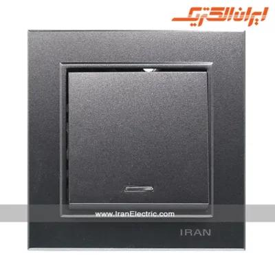 کلید یک پل برلیان رنگی ایران الکتریک