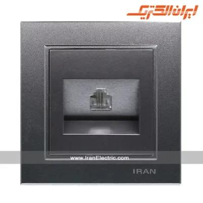 سوکت تلفن برلیان رنگی ایران الکتریک