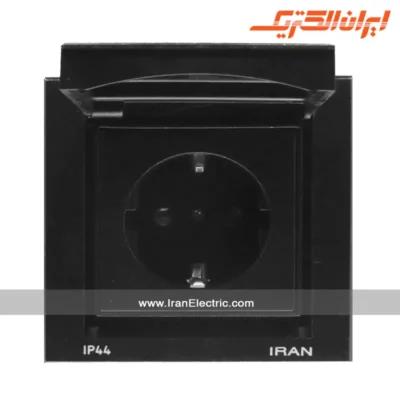 پریز برق ارت دربدار برلیان رنگی ایران الکتریک