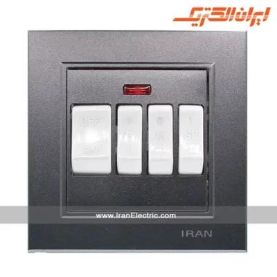 کلید کولر برلیان رنگی ایران الکتریک