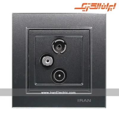 پریز آنتن TV-SAT-RD برلیان رنگی ایران الکتریک