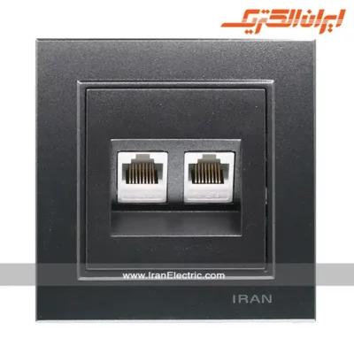 پریز شبکه برلیان رنگی ایران الکتریک