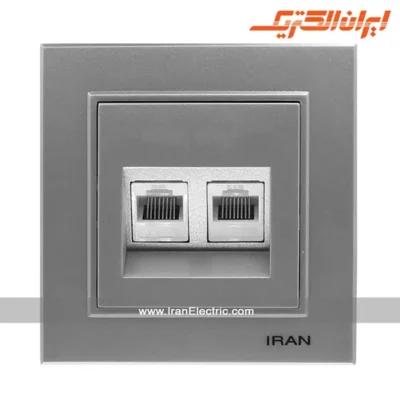 پریز شبکه برلیان رنگی ایران الکتریک