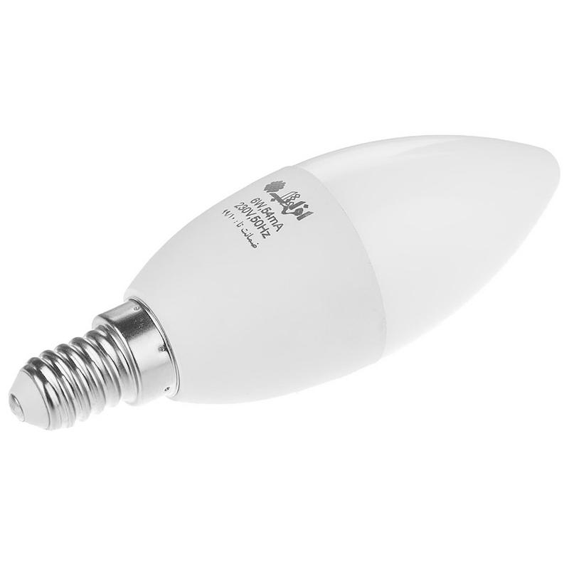 لامپ 7 وات LED شمعی افراتاب