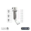 قفل پروانه ای تمام فلزی ارتفاع بلند Lock 311-7CM رو الکتریک