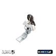 قفل پروانه ای سوئیچی کروم MS 408-1-1 رو الکتریک