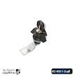 قفل پروانه ای سوئیچی مشکی MS 408-1-3 رو الکتریک