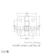 لولا آهنی روکار با پوشش گالوانیزه KL60×60 کلیندان رو الکتریک