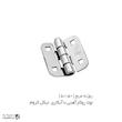 لولا پروانه ای آهنی روکار با آبکاری نیکل کروم روزنه مربع KL50×50 کلیندان رو الکتریک