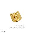 لولا چرخ خیاطی آهنی روکار با آبکاری طلایی 40×40 رو الکتریک