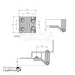 لولا روکار Hinge HL0100-5 رو الکتریک