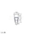 نوار IP دور درب کابین 2-607 رو الکتریک