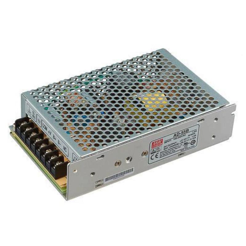منبع تغذیه DC UPS بدون وقفه 24 ولت 2 آمپر + شارژر داخلی | AD-55B مین ول