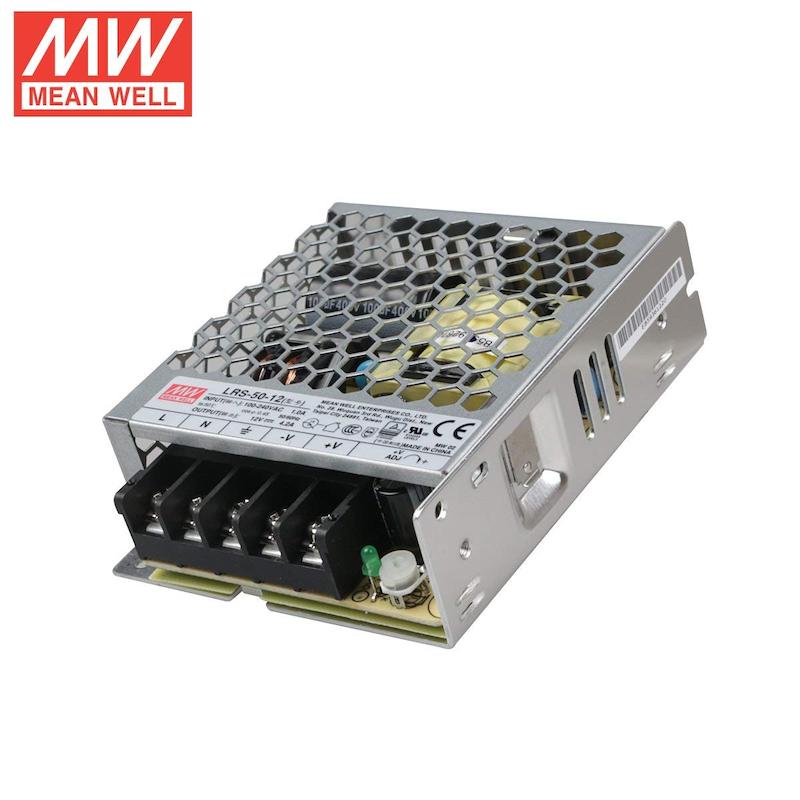 منبع تغذیه LRS-50-5 پاور سوئیچینگ 5 ولت 10 آمپر مین ول