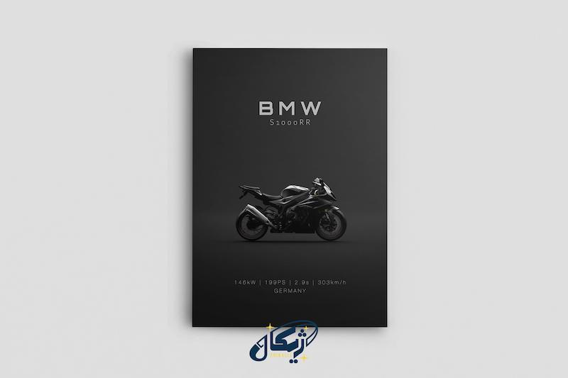 پوستر BMW S1000RR | پوستر موتور بی‌ام‌و اسپرت