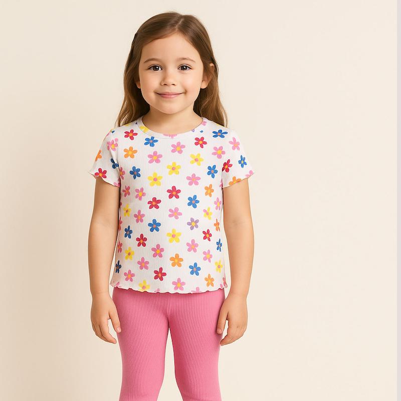 تیشرت دخترانه کد 2147