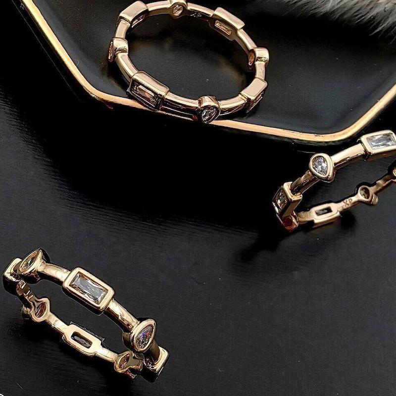 انگشتر نگین دار منقطع