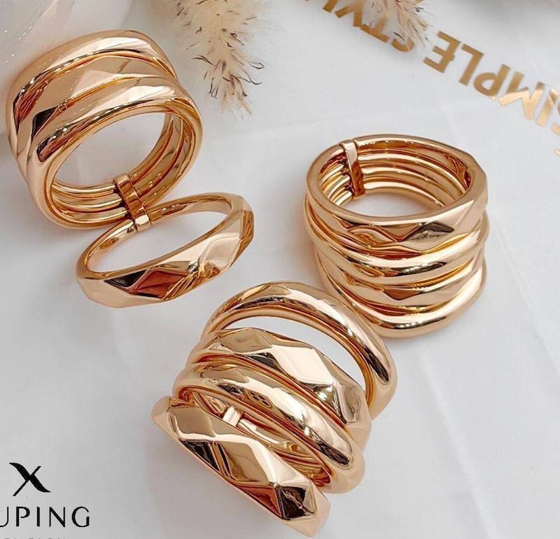 انگشتر مولتی لاین زاویه دار