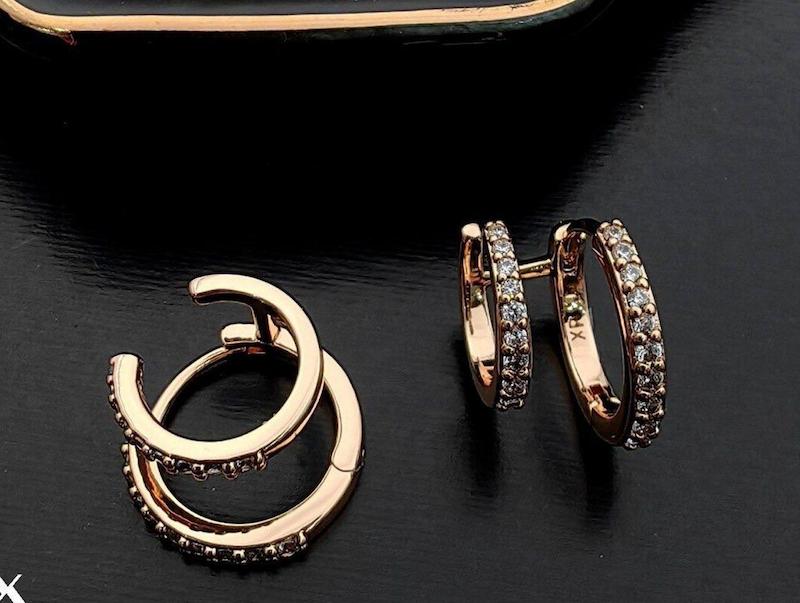 گوشواره دابل لوپ