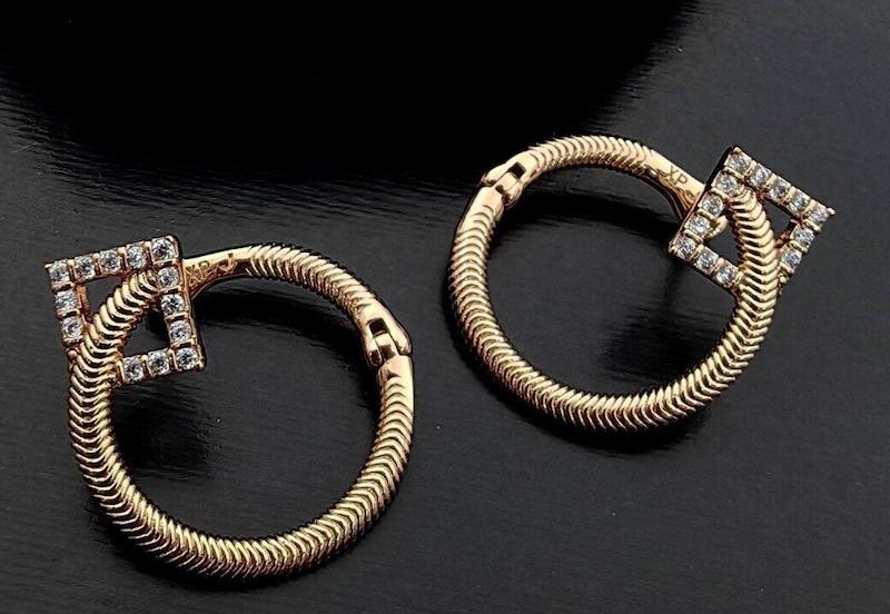 گوشواره ماری هندسی