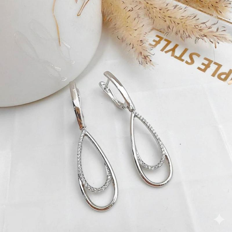 گوشواره قطره باران