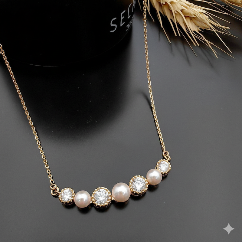 گردنبند مرواریدی الیزه