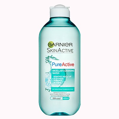 میسلار واتر پیور اکتیو گارنیر پوست چرب 400ml