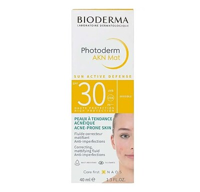 ضد آفتاب فلوییدی Photoderm AKN Mat پوست های چرب بایودرما