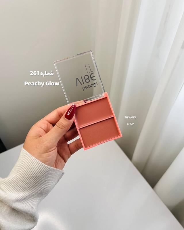 رژ گونه دوتایی بیولیس شماره 261 (Peachy Glow)