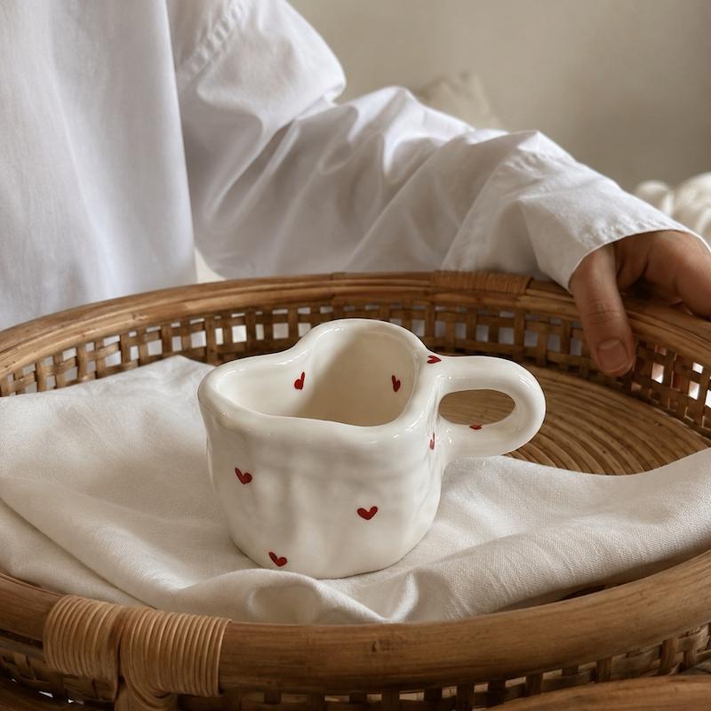 ماگ دفرمه قلب