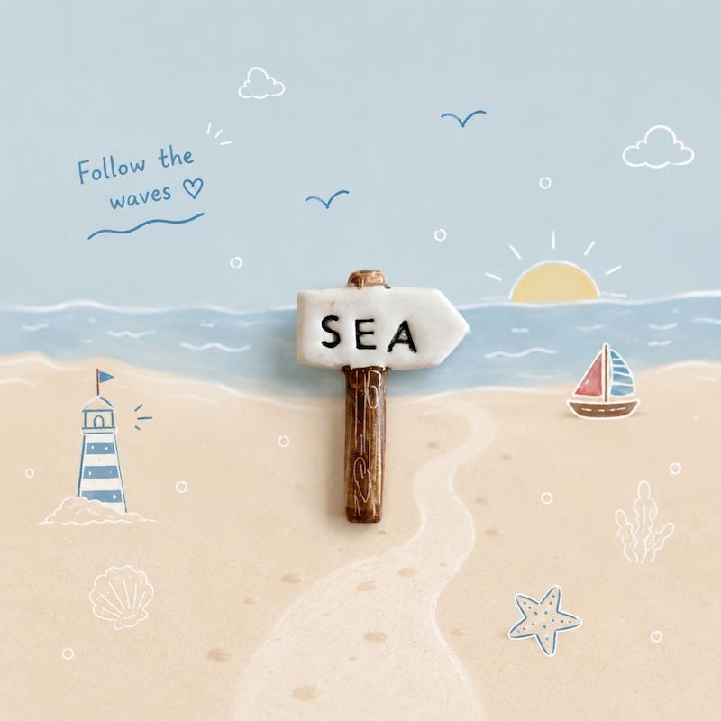 مگنت تابلوی sea 