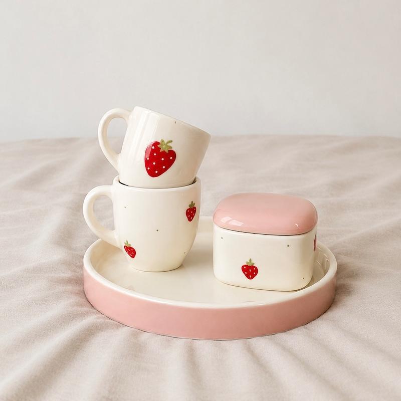 ست دونفره توت فرنگی 🍓