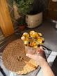 پیمانه طلایی دسته چوبی