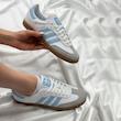 کتونی آدیداس سامبا  Adidas Samba OG White ice Blue کد OGWI