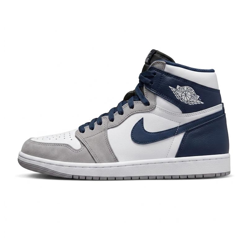 کتونی Air Jordan 1 high quality navy blue کد AJNB 