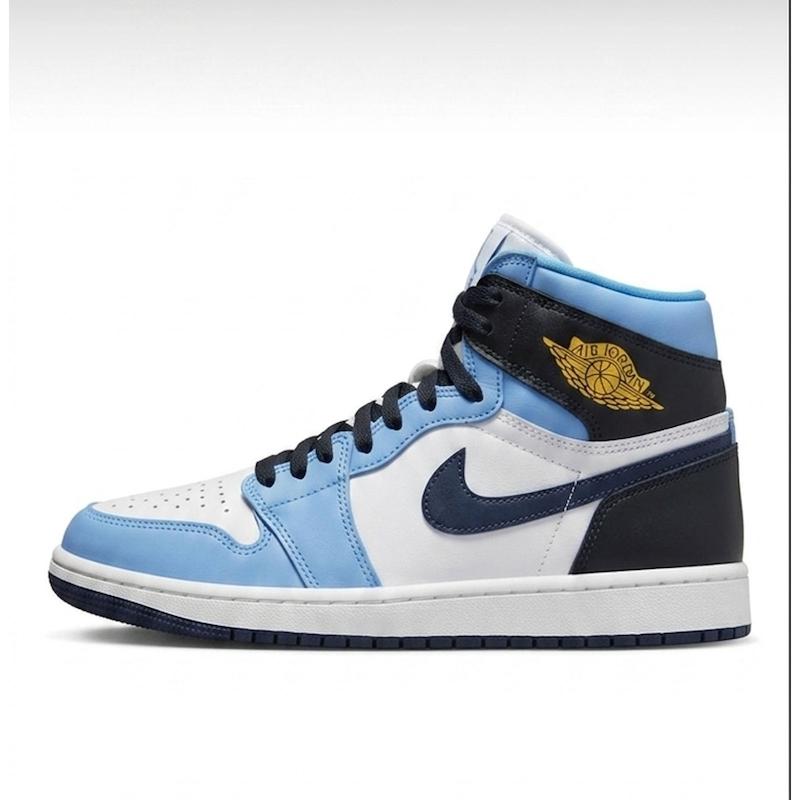 کتونی Air Jordan 1 high quality navy/ice blue کد AJNI 