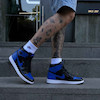 کتونی Air Jordan 1 high quality Black/Blue کد AJBB 