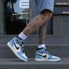 کتونی Air Jordan 1 high quality Blue کد AJB 