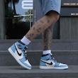 کتونی Air Jordan 1 high quality Blue کد AJB 