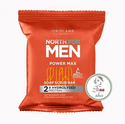 صابون اسکراب پاورمکس نورث فورمن اوریفلیم NORTH FOR MEN اوریفلیم Oriflame 