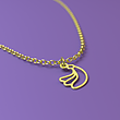 آویز ساعت طلا مدل موز کد ZCA10407