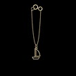 آویز ساعت طلا مدل قایق کد ZCA10426
