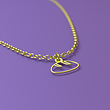 آویز ساعت طلا مدل نان کد ZCA10487