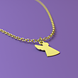 آویز ساعت طلا مدل فرشته کد ZCA10494