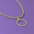 آویز ساعت طلا مدل حلقه کد ZCA10523