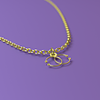 آویز ساعت طلا مدل حلقه کد ZCA10524