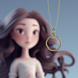 آویز ساعت طلا مدل حلقه کد ZCA10527